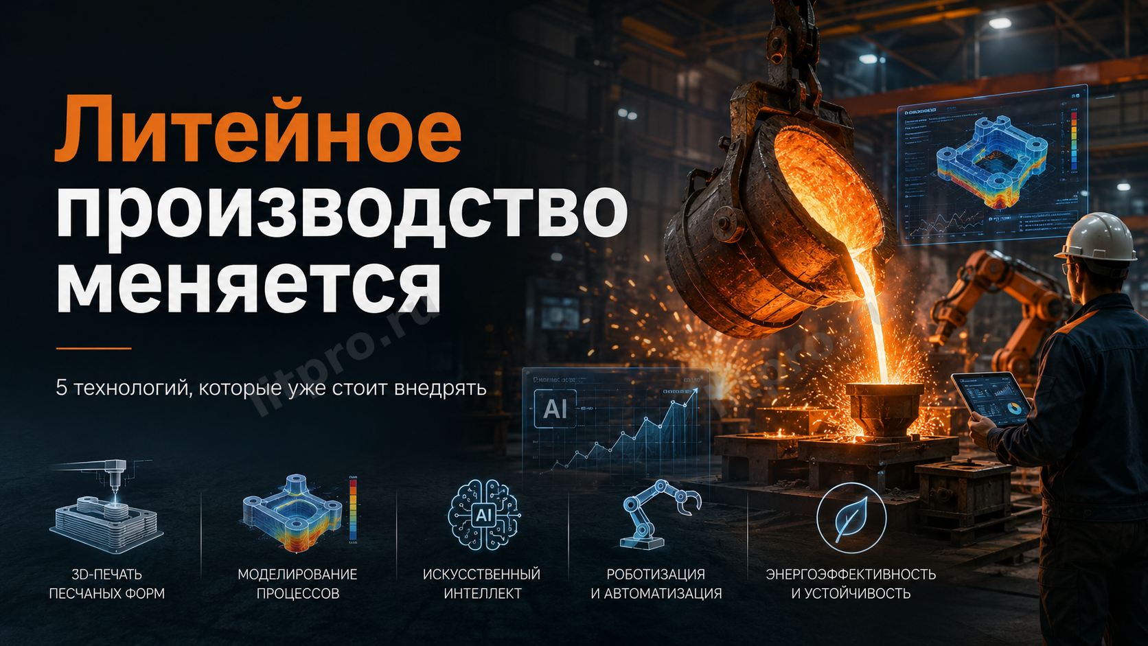 Литейное производство • технологии • цифровизация • 2026